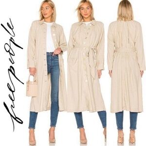 Free People Meet Me In Montuk Duster, Jacket, Dress Size XS‎ NWT